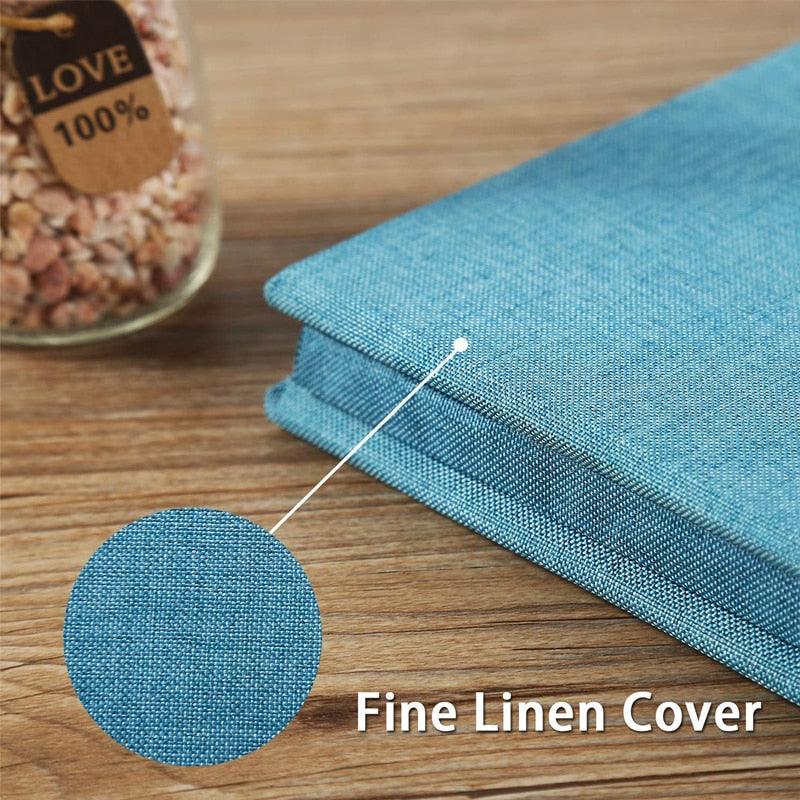 16 inch Linen DIY Photo Album Lovers Birthday Gift Wedding Photos Baby Photo Album Scrapbook DIY Photo Albums Family Scrapbook Albums Family Anniversary Gift For Couple Stevvex