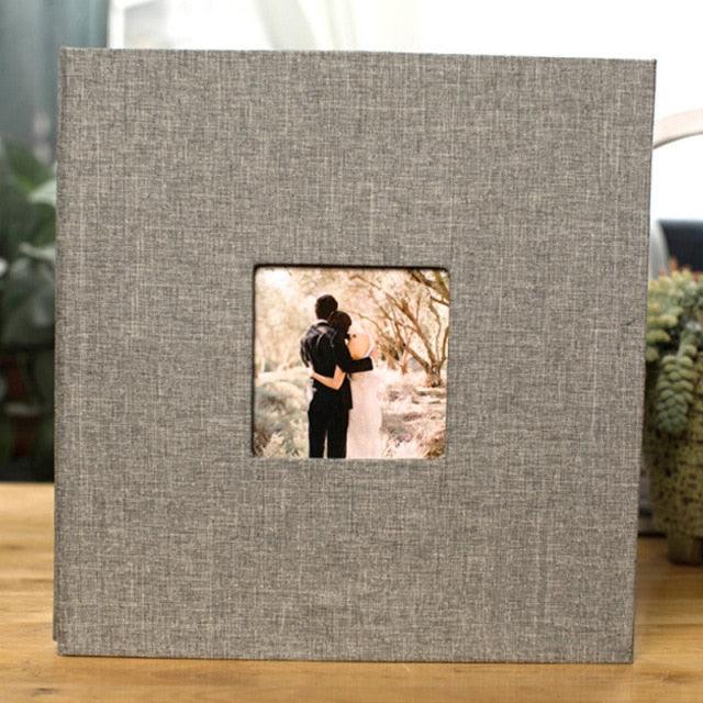 16 inch Linen DIY Photo Album Lovers Birthday Gift Wedding Photos Baby Photo Album Scrapbook DIY Photo Albums Family Scrapbook Albums Family Anniversary Gift For Couple Stevvex