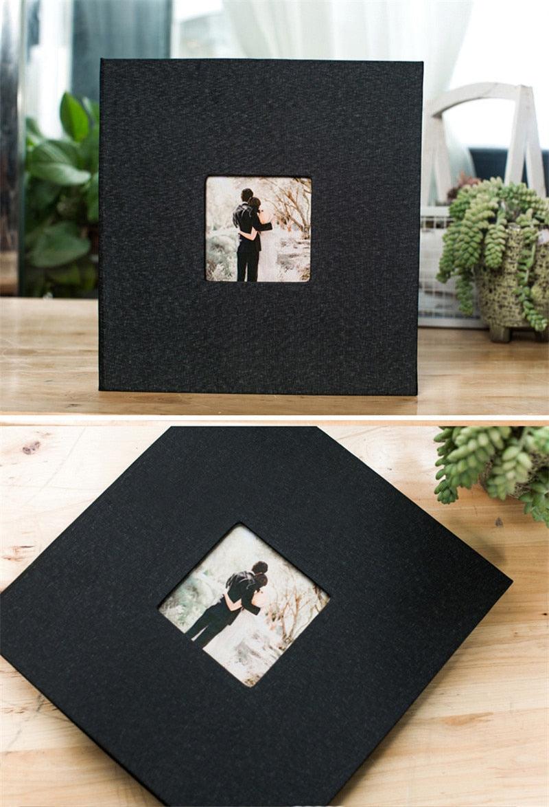 16 inch Linen DIY Photo Album Lovers Birthday Gift Wedding Photos Baby Photo Album Scrapbook DIY Photo Albums Family Scrapbook Albums Family Anniversary Gift For Couple Stevvex