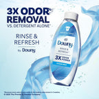Downy Rinse & Refresh Laundry Odor Remover and Fabric Softener, Ocean Mist, 48 fl oz, 70 Loads
