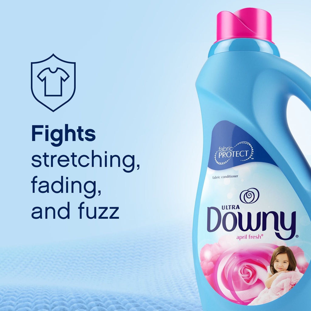 Downy Ultra Liquid Fabric Conditioner (Fabric Softener), April Fresh, 40 Loads, 34 fl oz