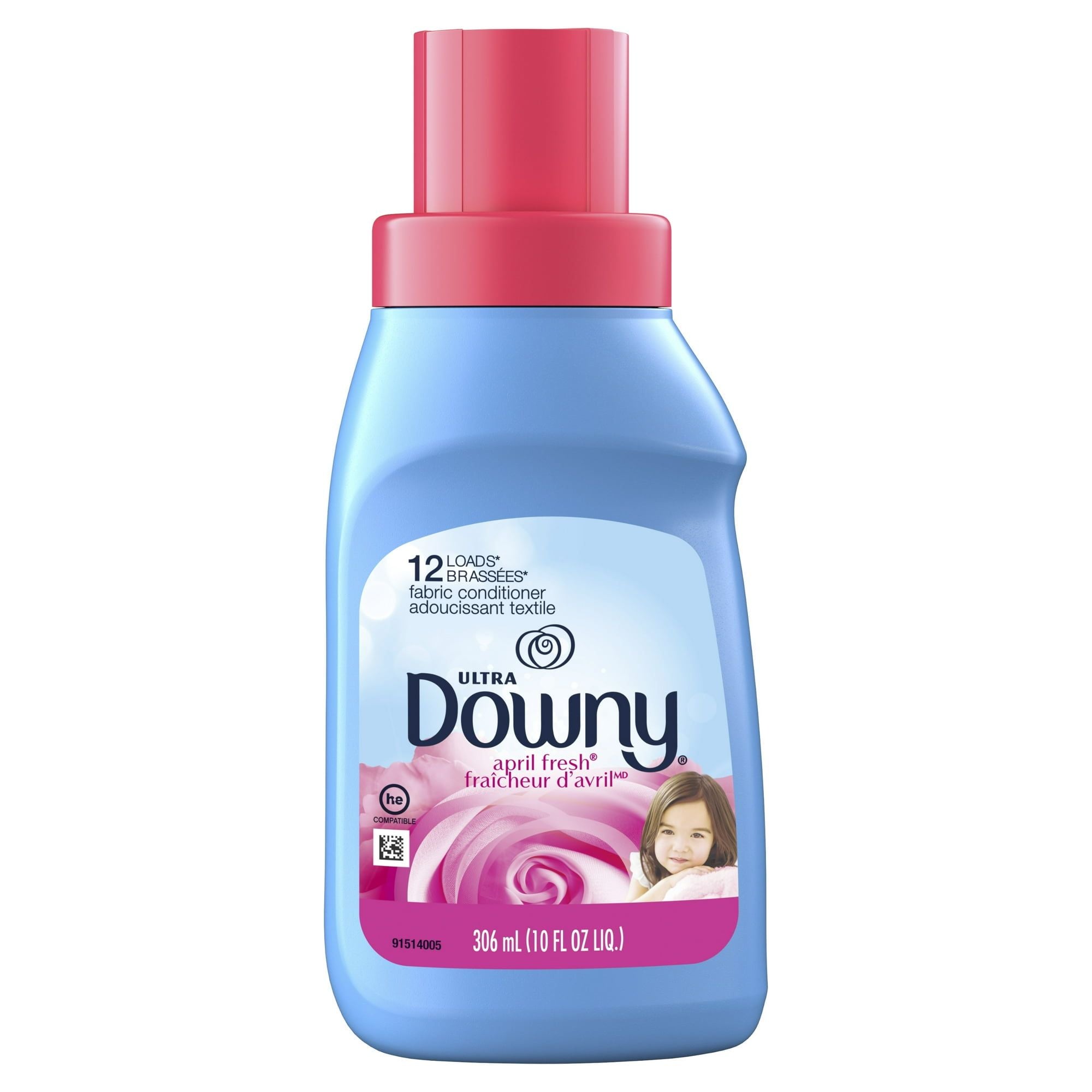 Downy April Fresh 12 Loads Liquid Fabric Softener, 10 fl oz