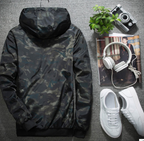 Spring and Autumn Hooded Jacket Men's Long Sleeve Slim Trends Handsome Men's Jackets Teen Tops