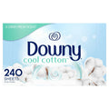Downy Fabric Softener Dryer Sheets, Cool Cotton, 240 Count
