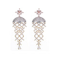 Women's Fashion Personality Flower Earrings Pi-Mart