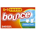 Bounce Fabric Softener Sheets, Outdoor Fresh, 240 Count