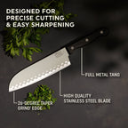 Chicago Cutlery Essentials 15-Piece Kitchen Knife Set with Wood Storage Block and Kitchen Shears EasyOptionXY LLC