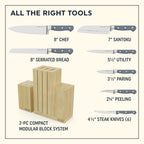 Chicago Cutlery Halsted 14-Piece Kitchen Knife Block Set EasyOptionXY LLC