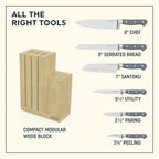 Chicago Cutlery Halsted 7-Piece Kitchen Knife Block Set