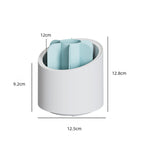 Dust Proof Household Acrylic Lipstick Cosmetic Storage Box Rotating Brush Barrel Pi-Mart