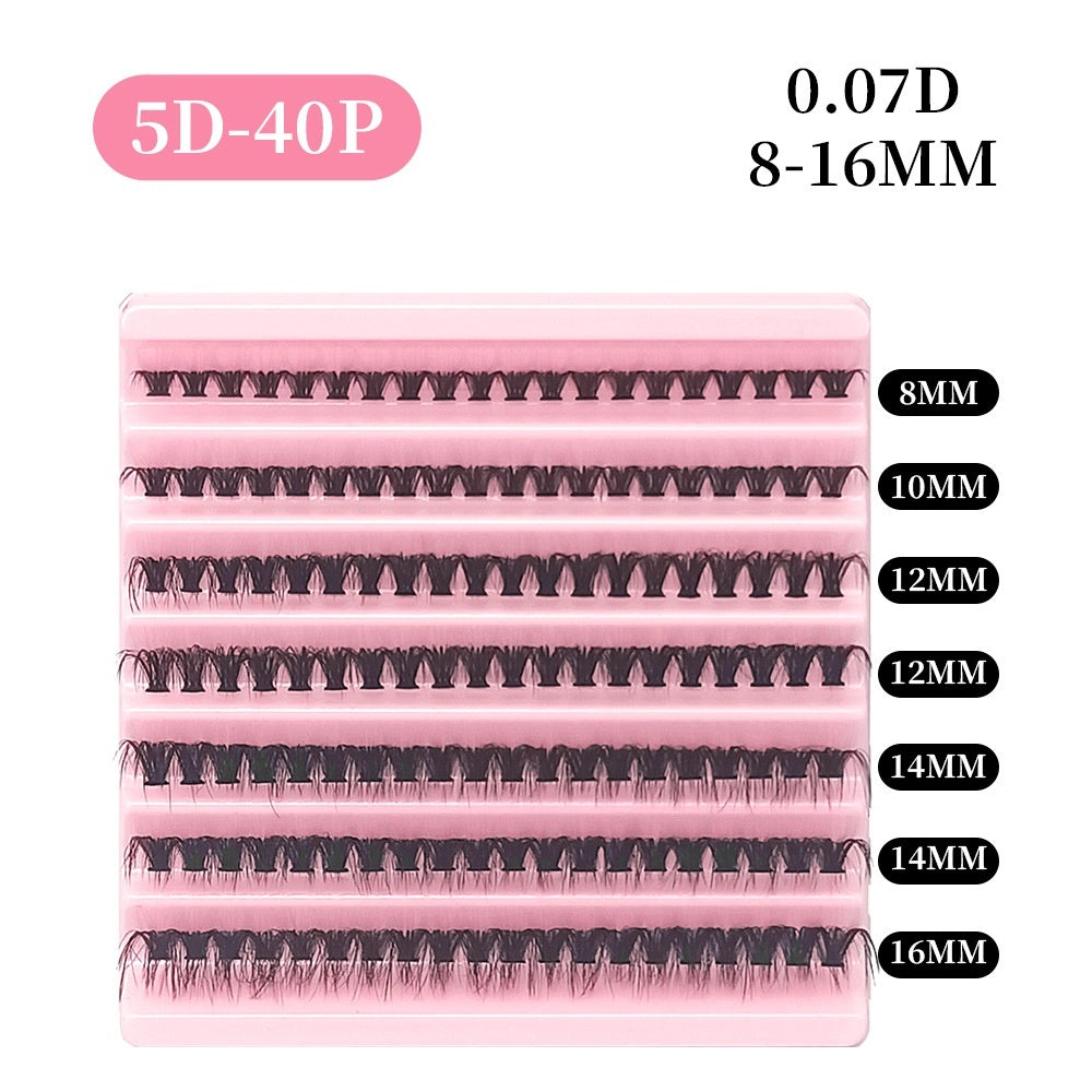 5D Messy 40p 60p Thick Hot Melt False Eyelashes Pi-Mart