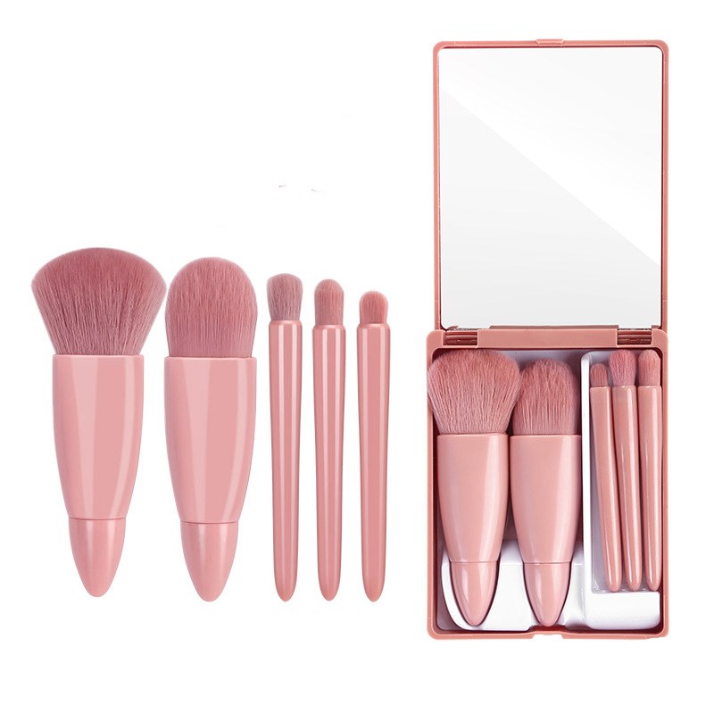 5Pcs Makeup Brushes Tool Set Cosmetic Powder Eye Shadow Foundation Blush Blending Make Up Brush Pi-Mart