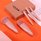 5Pcs Makeup Brushes Tool Set Cosmetic Powder Eye Shadow Foundation Blush Blending Make Up Brush Pi-Mart