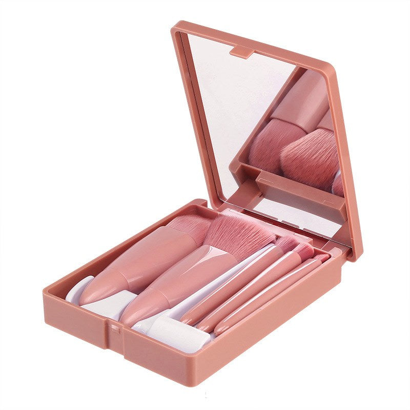 5Pcs Makeup Brushes Tool Set Cosmetic Powder Eye Shadow Foundation Blush Blending Make Up Brush Pi-Mart