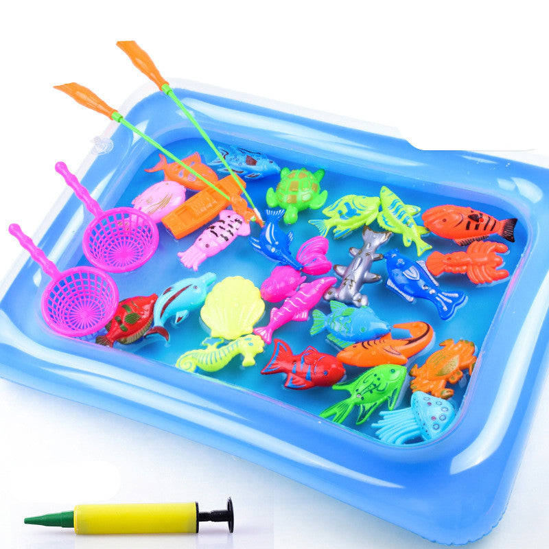Magnetic Water Baby Fishing Toy Fish Sets Pi-Mart