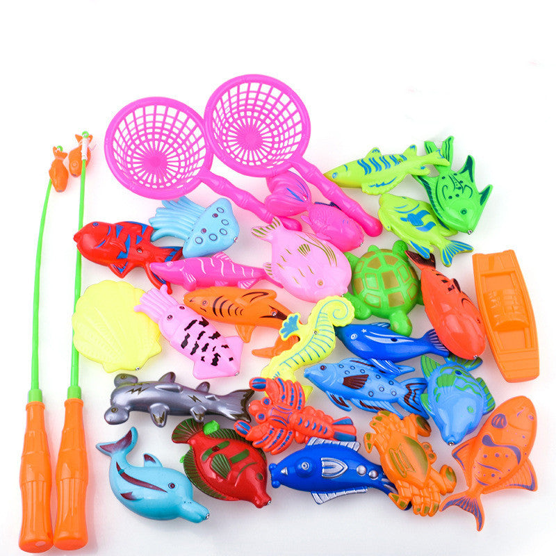 Magnetic Water Baby Fishing Toy Fish Sets Pi-Mart