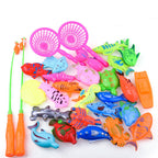 Magnetic Water Baby Fishing Toy Fish Sets Pi-Mart