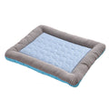 Pet Cooling Pad Bed For Dogs Cats Puppy Kitten Cool Mat Pet Blanket Ice Silk Material Soft For Summer Sleeping Pink Blue Breathable Pi-Mart