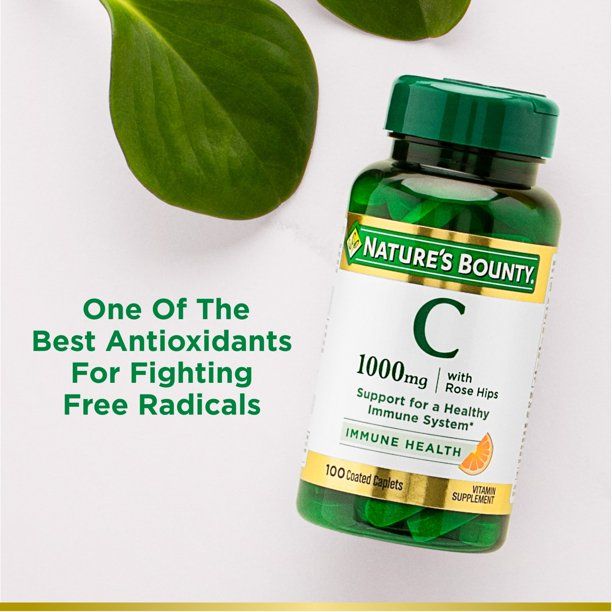 Nature's Bounty Vitamin C Caplets; 1000 mg; 100 Count EasyOptionXY LLC