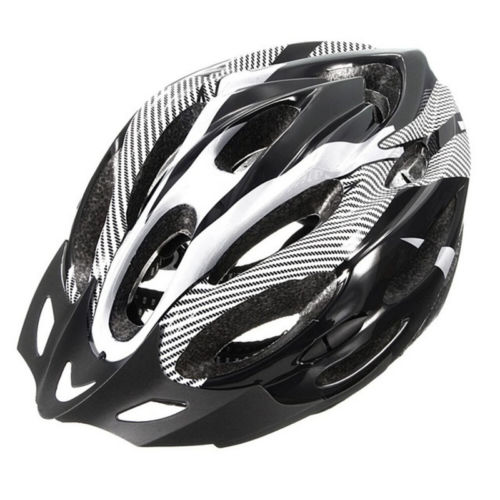 Carbon Fiber Texture Split Helmet Mountain Bike Hat Lootquake LLC