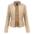 European And American Women's Leather Jackets