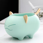 Desktop Storage Box Cute Creative Makeup Brush Bucket European Style Personality Decoration Pi-Mart