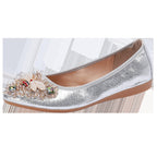 Rhinestone Single Shoes Women Korean Student Casual Shoes Pi-Mart