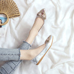 Rhinestone Single Shoes Women Korean Student Casual Shoes Pi-Mart
