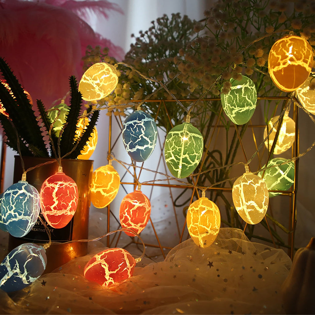 Crack Egg LED Light String Light Chain Ball LED String Lighting Lamp Bulb Light String Waterproof Easter Egg String Pi-Mart