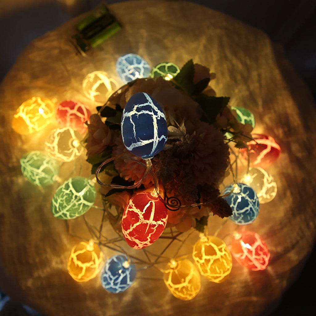 Crack Egg LED Light String Light Chain Ball LED String Lighting Lamp Bulb Light String Waterproof Easter Egg String Pi-Mart