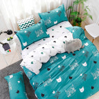Three-piece Cotton Sheet Duvet Cover Pi-Mart