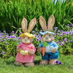 Easter Rabbit Decoration Ornaments Kindergarten Courtyard rabbit Decoration Garden Plant Corner Pi-Mart