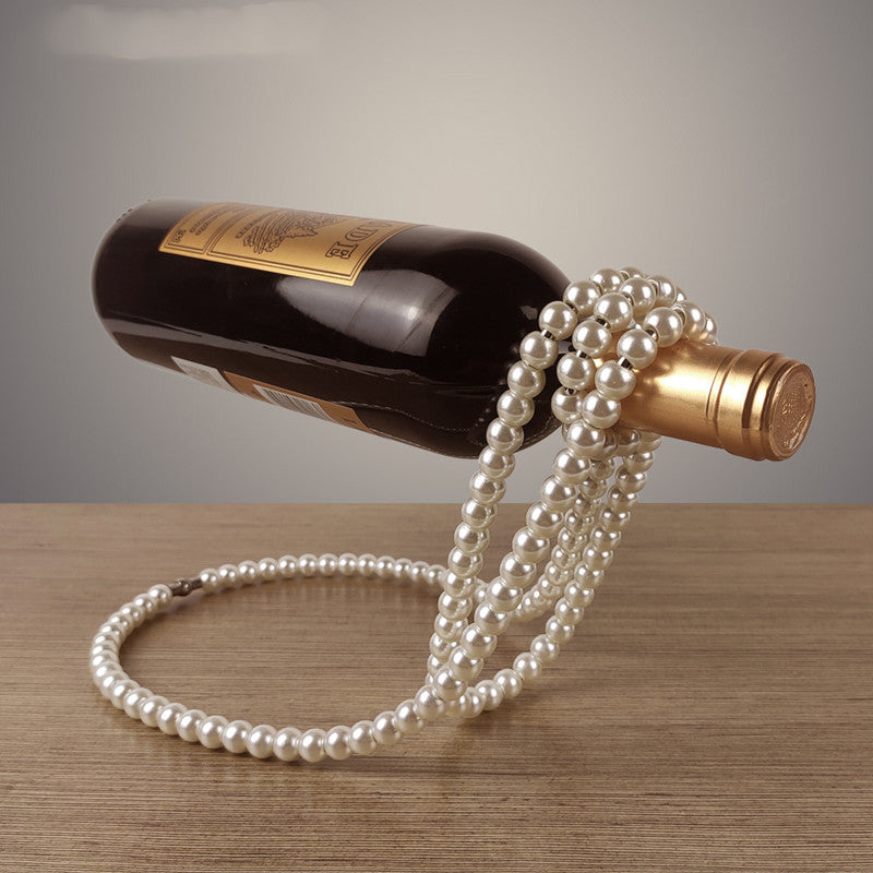 Pearl Necklace Wine Rack Suspended Wine Rack Creative Home Desktop Decoration Pi-Mart