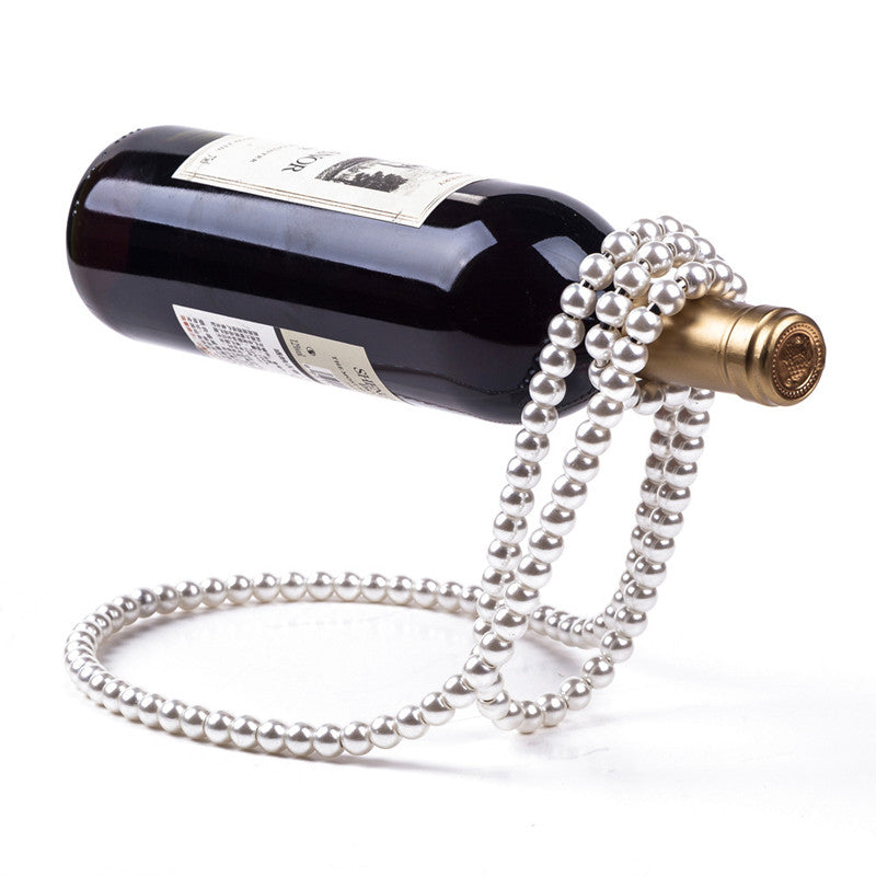 Pearl Necklace Wine Rack Suspended Wine Rack Creative Home Desktop Decoration Pi-Mart