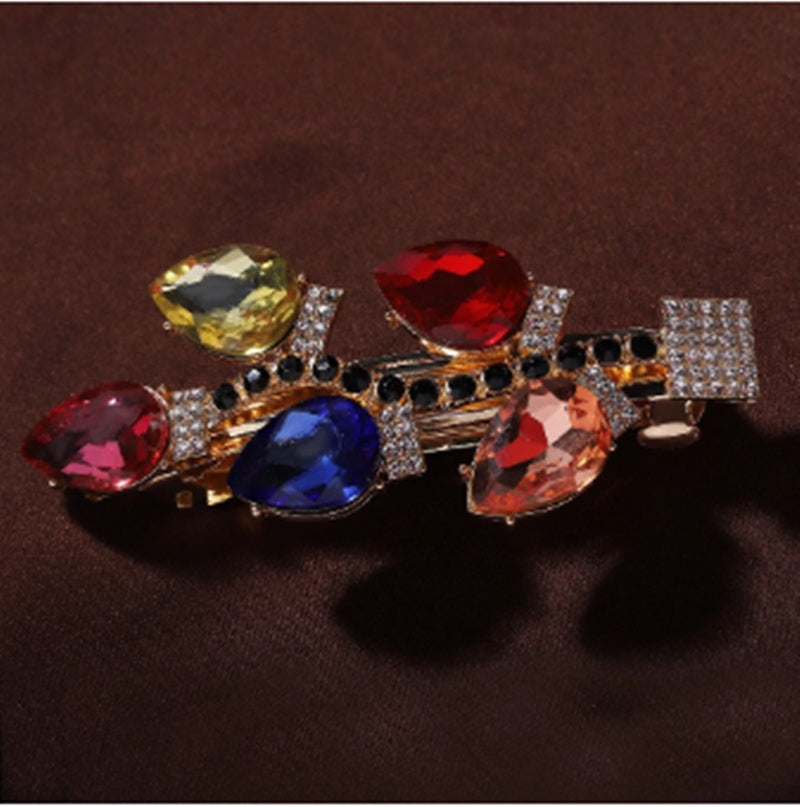 Alloy Diamond Earring Hairpin Set Pi-Mart