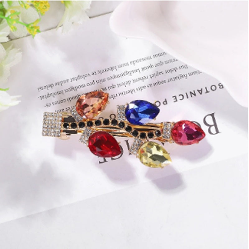 Alloy Diamond Earring Hairpin Set Pi-Mart