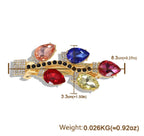Alloy Diamond Earring Hairpin Set Pi-Mart