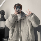Trendy Handsome Padded Jacket Hong Kong Style Thick Padded Jacket