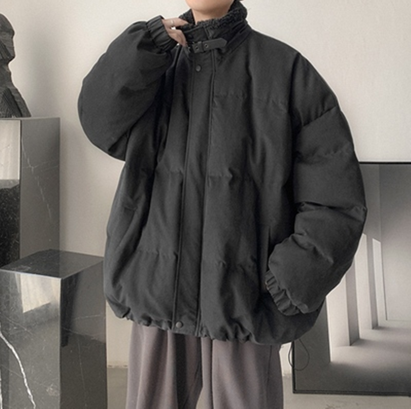 Trendy Handsome Padded Jacket Hong Kong Style Thick Padded Jacket