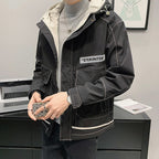 Workwear Jacket Men's Trend Brand Student Hooded Top Pi-Mart
