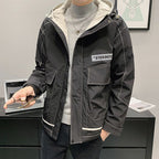 Workwear Jacket Men's Trend Brand Student Hooded Top Pi-Mart