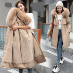 Lamb Wool-Lined Quilted Jacket for Women – Cozy &amp; Stylish Winter Essential