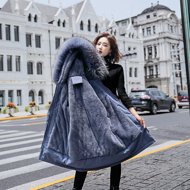 Lamb Wool-Lined Quilted Jacket for Women – Cozy &amp; Stylish Winter Essential