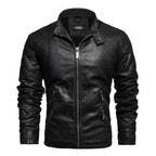 Men's Fashion Trendy Men Autumn And Winter Leather Jackets Pi-Mart