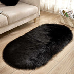 Oval wool-like carpet Pi-Mart