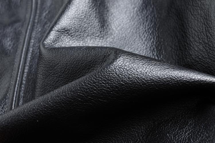 Top Layer Cowhide Leather Leather Jacket Men's Short Slim Leather Jacket Jacket Pi-Mart