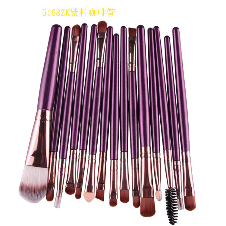 Set Of 15 Makeup Brushes Pi-Mart