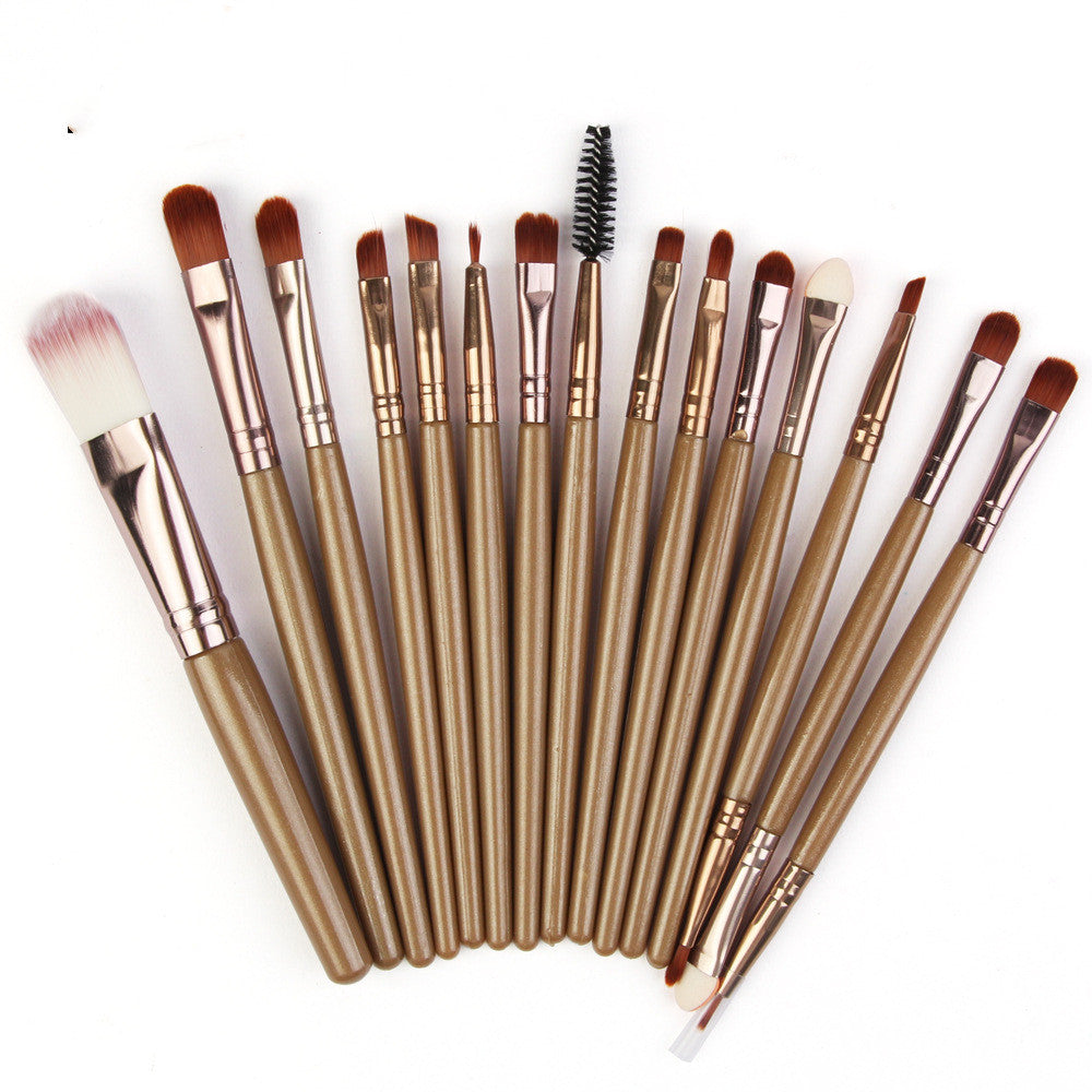 Set Of 15 Makeup Brushes Pi-Mart