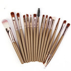 Set Of 15 Makeup Brushes Pi-Mart