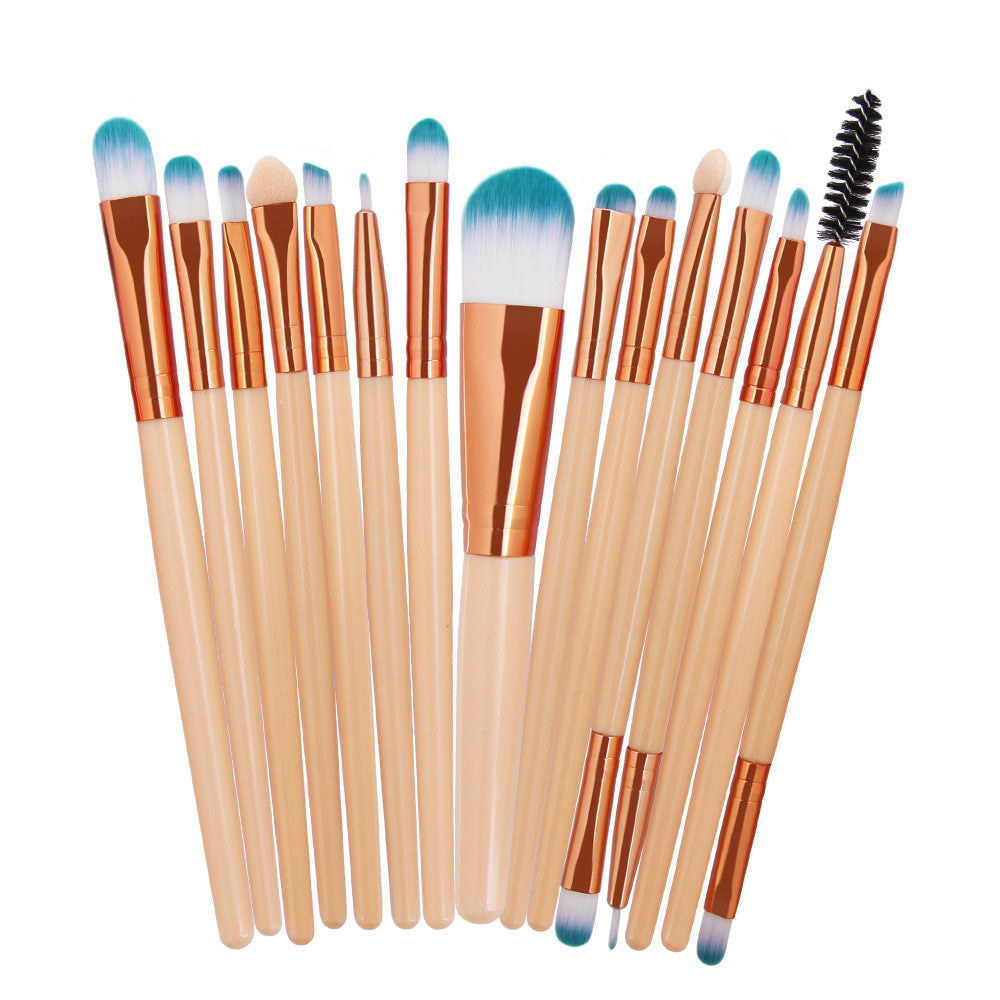 Set Of 15 Makeup Brushes Pi-Mart
